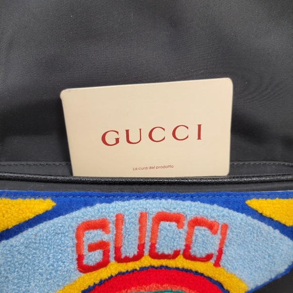 Gucci Embroidered Nylon Backpack - Picture 5 of 16